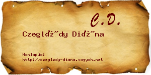 Czeglédy Diána névjegykártya