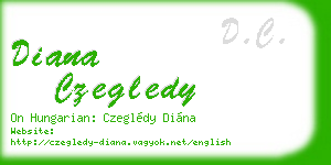 diana czegledy business card