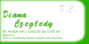 diana czegledy business card